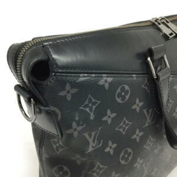 Louis Vuitton Explorer Briefcase Monogram Eclipse Black Business Bag - Picture 7 of 8